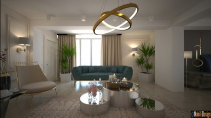 Interior design modern luxury apartment London