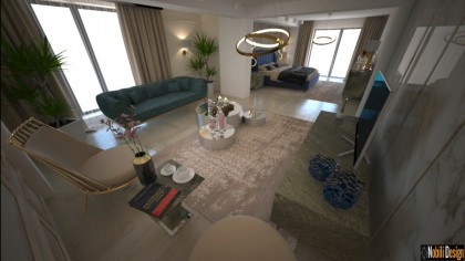 Interior design modern luxury apartment London