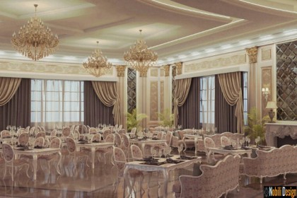 Interior design event hall restaurant Edinburgh UK | Interior designer Edinburgh UK.